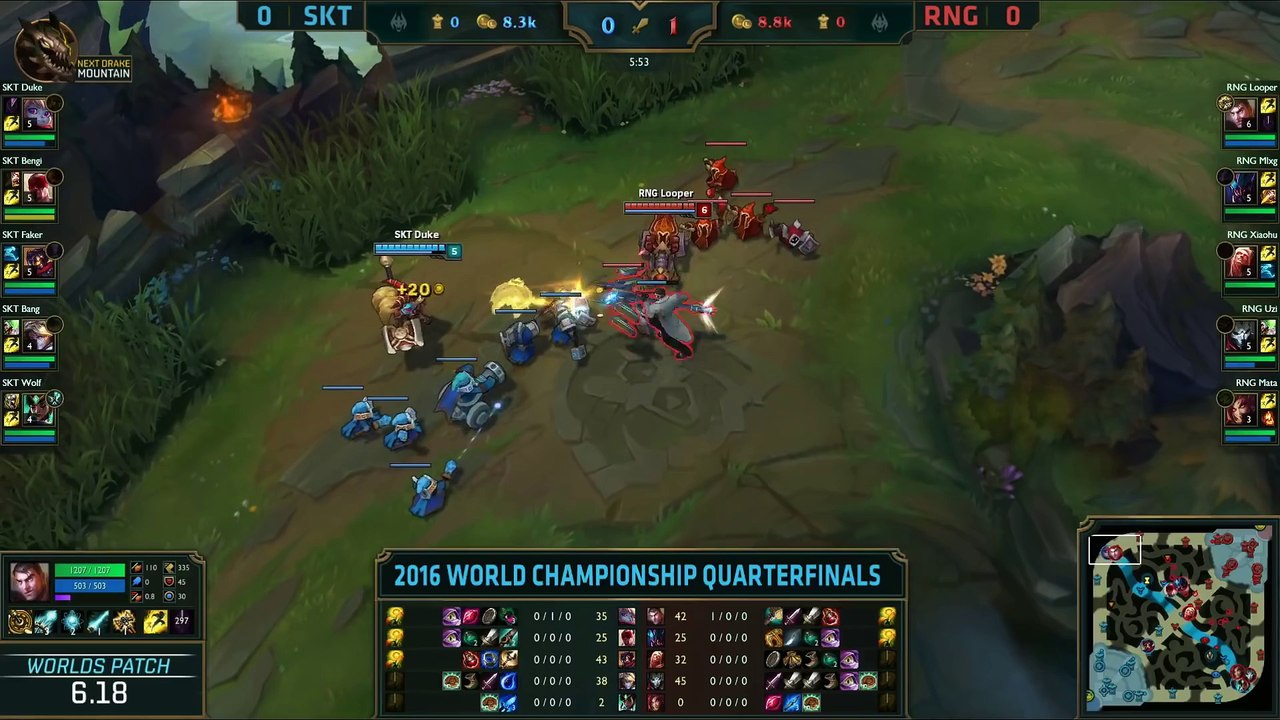 SKT vs RNG, Game 1 - Worlds 2016 Quarterfinal - SK Telecom T1 vs Royal Never Give Up_65