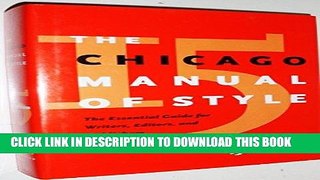 [PDF] The Chicago Manual of Style, 15th Edition Full Online