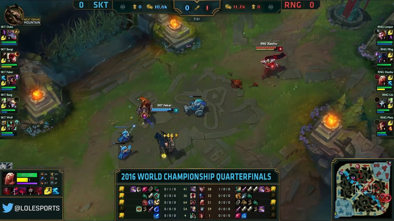 SKT vs RNG, Game 1 - Worlds 2016 Quarterfinal - SK Telecom T1 vs Royal Never Give Up_68