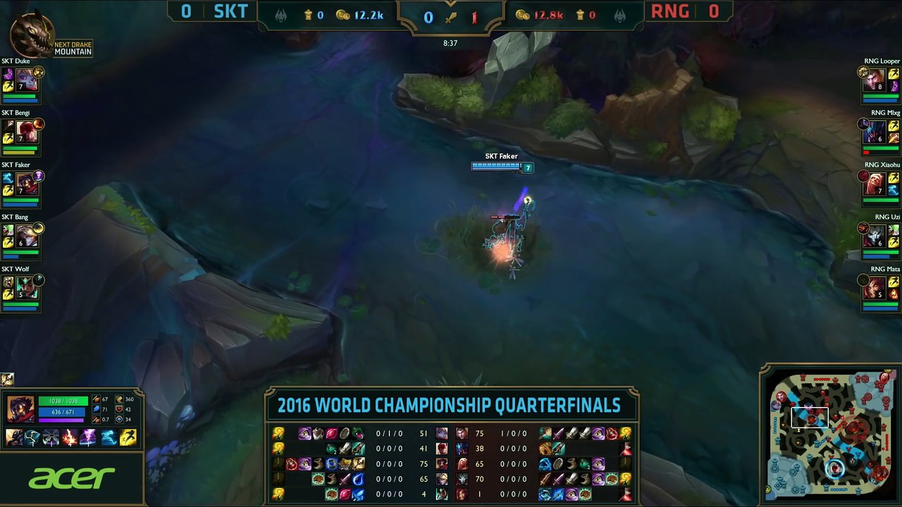 SKT vs RNG, Game 1 - Worlds 2016 Quarterfinal - SK Telecom T1 vs Royal Never Give Up_70
