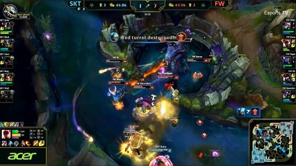 SKT vs FW (Bo1) - LOL World Championship 2016 Day 4 - SKT T1 vs FW - SKT T1 vs Flash Wolves_80
