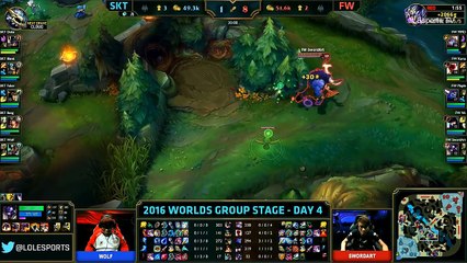 SKT vs FW (Bo1) - LOL World Championship 2016 Day 4 - SKT T1 vs FW - SKT T1 vs Flash Wolves_83