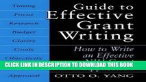 [PDF] Guide to Effective Grant Writing: How to Write a Successful NIH Grant Application Popular