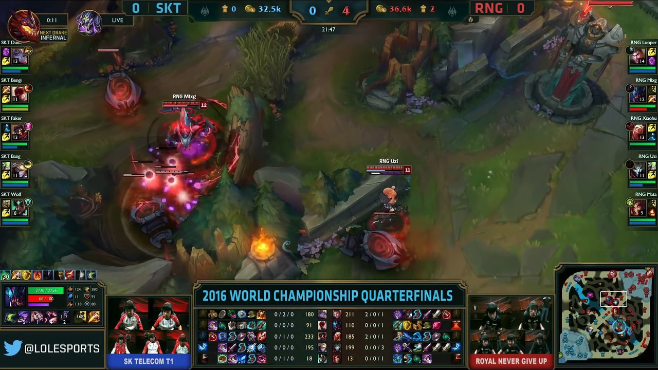 SKT vs RNG, Game 1 - Worlds 2016 Quarterfinal - SK Telecom T1 vs Royal Never Give Up_94
