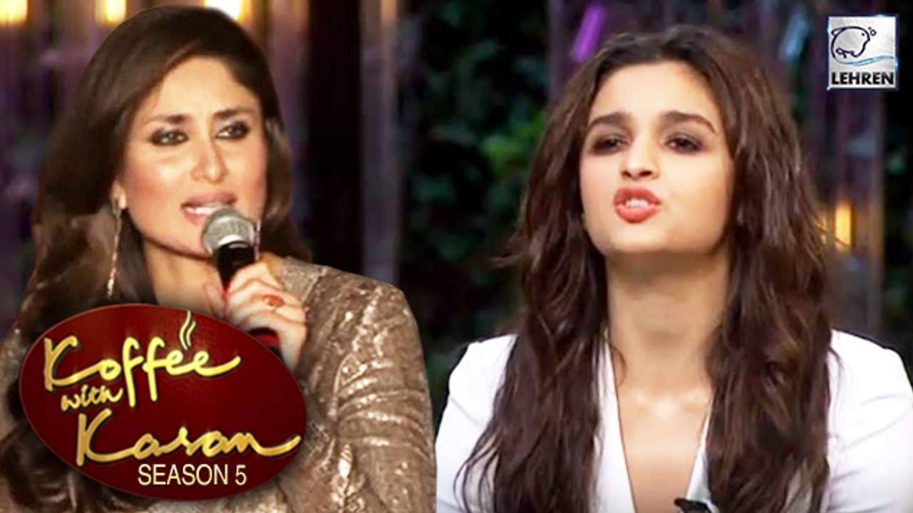 Alia Bhatt Takes A Dig At Kareena Kapoor On Koffee With Karan