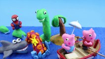 #Peppa Pig #Stop Motion #Play Doh! Peppa Pig with Play Doh #Shark Stop Motion! Peppa Pig Play Doh!