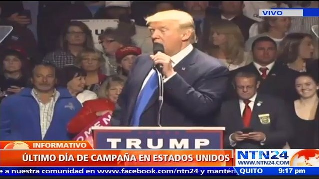 Hillary Clinton afirma que la opción es clara en esta elección en multitudinario acto de cierre de campaña en Filadelf