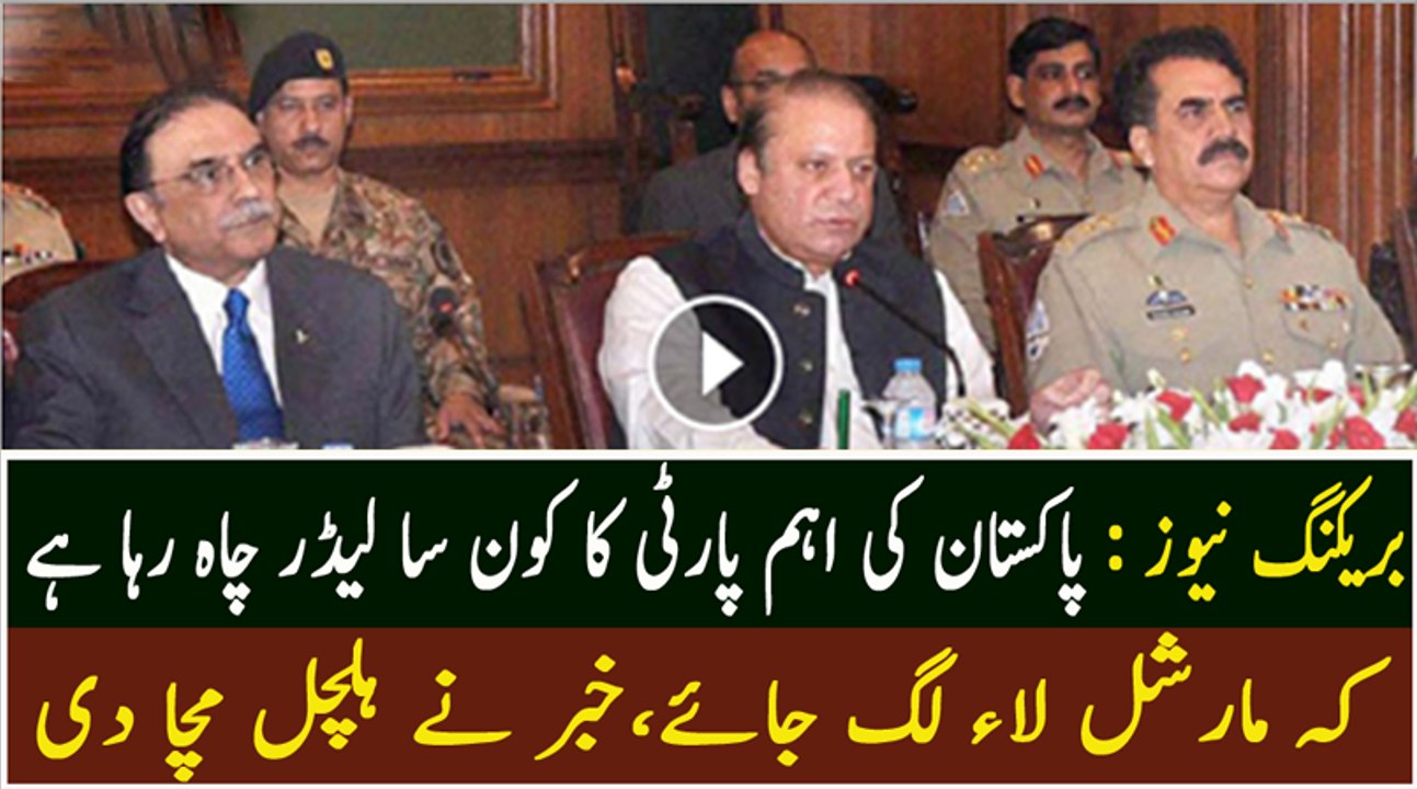 Mian Sahab Chahte Hain Ke Mulk Me Marshal Law Lag Jae..Dr Shahid Masood  Telling