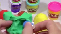 peppa pig characters being creative Play doh kinner surprise eggs lego