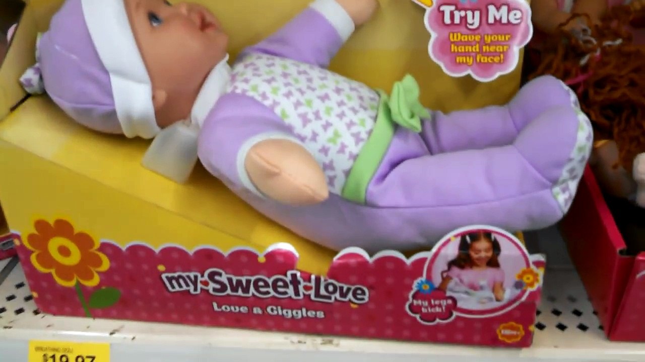 My Sweet Love Loves , Giggles Baby Doll Laughs when you wave at it