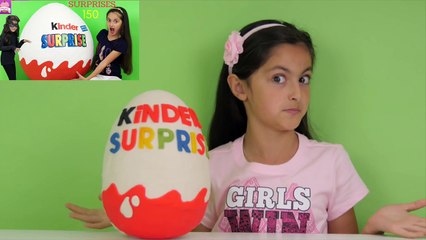 GIANT KINDER SURPRISE EGG Play-Doh Surprise Eggs My Little Pony Transformers Averngers Princess Toys part1