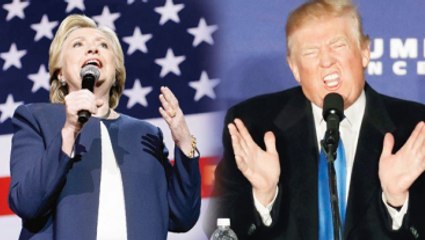 ABD Başkanını Seçiyor! Clinton Favori Trump Sürpriz