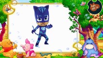 #Masha And The Bear cry when Lost her Balloons PJ Masks Catboy save her - Learn Colors with Catboy