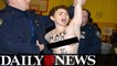 Bare-Chested Anti-Trump Protesters Get Removed From Trump's Polling Place