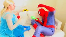 DiSNEY FINDING DORY spider-man DOCTOR! Dory Breaks Her Arm - Snake Eat Elsa - Superhero Fun Movie