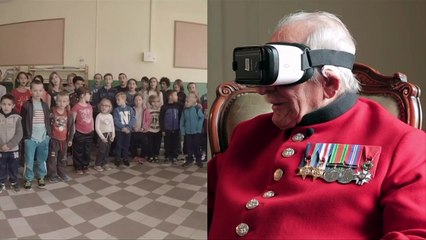 WWII veteran revisits town he helped liberate thanks to VR