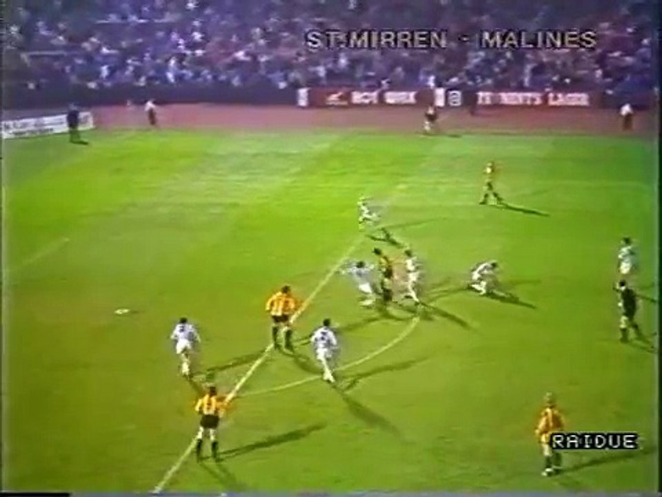 04.11.1987 - 1987-1988 UEFA Cup 2nd Round 2nd Leg Saint Mirren FC 0-2 KV Mechelen