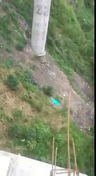 Bridge Collapses And Crane Nearly Crushes Construction Crew