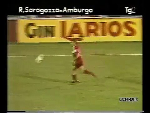 18.10.1989 - 1989-1990 UEFA Cup 2nd Round 1st Leg Real Zaragoza 1-0 Hamburger SV