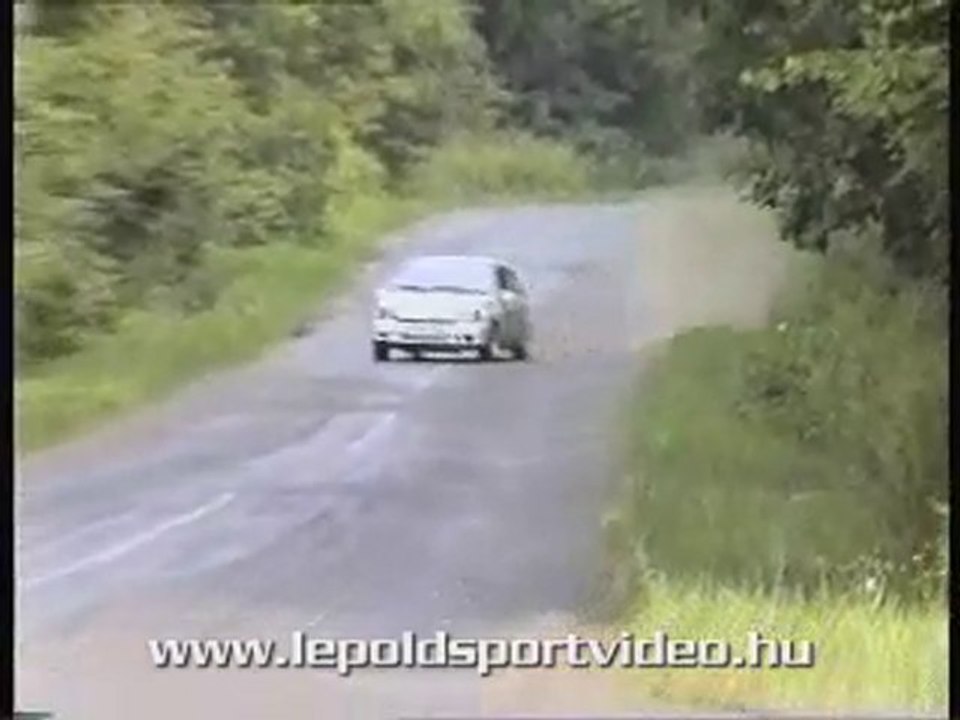gros crash en clio rallye envol talut