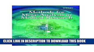 [PDF] Methods for Meta-Analysis in Medical Research Full Collection