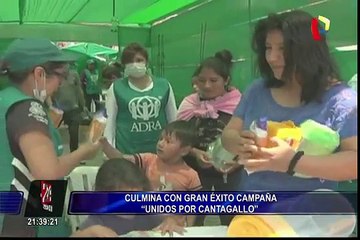Culminó con gran éxito campaña “Unidos por Cantagallo”