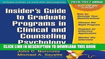 [PDF] Insider s Guide to Graduate Programs in Clinical and Counseling Psychology: 2016/2017