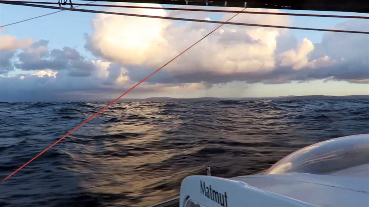 Fabrice Amedeo et Newrest - Matmut le long de la côte espagnole