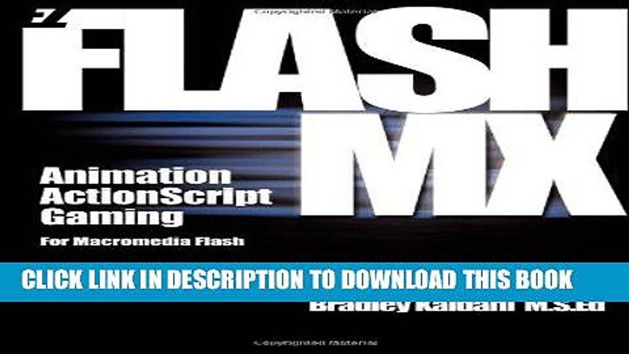 [PDF] FREE EZ Flash MX: Animation, ActionScript and Gaming for Macromedia Flash [Download] Full