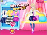 Elsa | College Girl | Dress Up | Game |アナ雪エルサ | 着せ替え｜lets play! ❤ Peppa Pig
