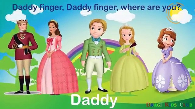 Finger Family Sofia the First Cartoon Song | Nursery Rhyme for Children | Sofia the First Family