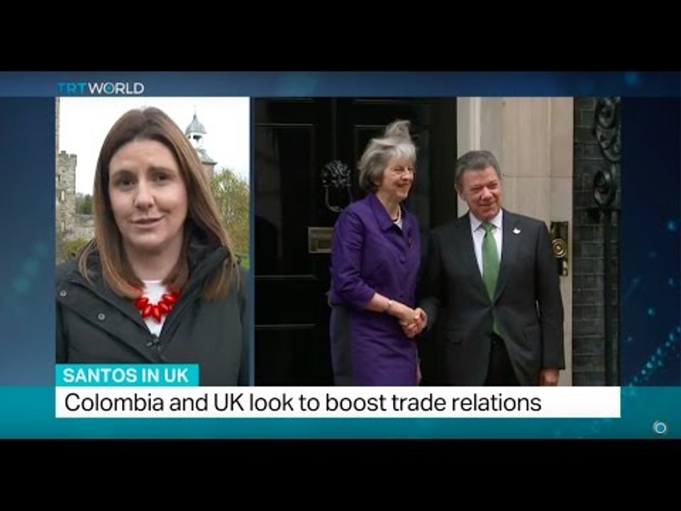 Colombian president on state visit to the UK