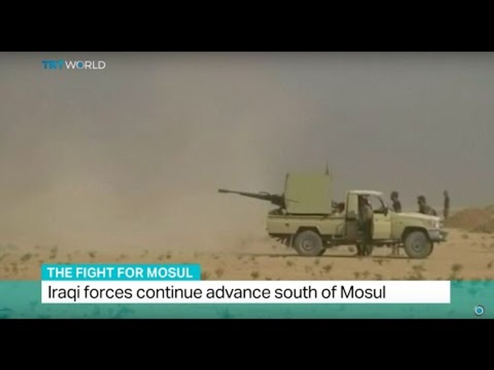 The Fight For Mosul: Iraqi forces continue advance south of Mosul
