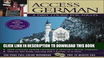[PDF] FREE Access German : A First Course for Adults [Download] Online