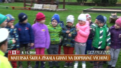 Materská škola získala grant na dopravnú výchovu