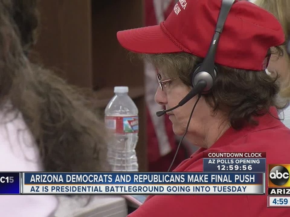 Arizona Democrats and Republicans make final push before Election Day