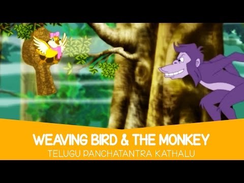 Weaving Bird & the Monkey - Telugu Kathalu | Stories For Kids In Telugu
