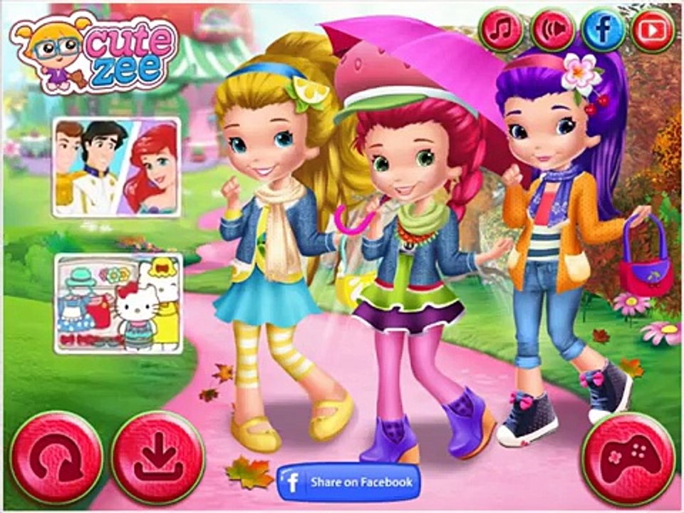 Strawberry Shortcake Fashion Game Movie For Little Girls, Kids, Children