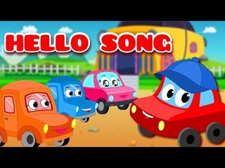 Little Red Car Rhymes - Little Red Car | Hello World Song | Car Rhymes And Songs