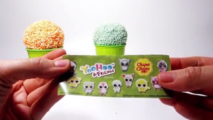 SURPRISE Ice Cream x3!!! Chupa Chups Eggs Yoohoo and Friends. Inside Out and Minion