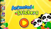 Baby Panda Games & Learn New Words | Animated Stickers Vehicle Themes | BABYBUS GAMES