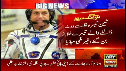 Two U.S. astronauts cast vote from space