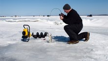 Fishing On The River Ice
