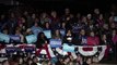 Clintons, Obamas unite for huge election-eve rally