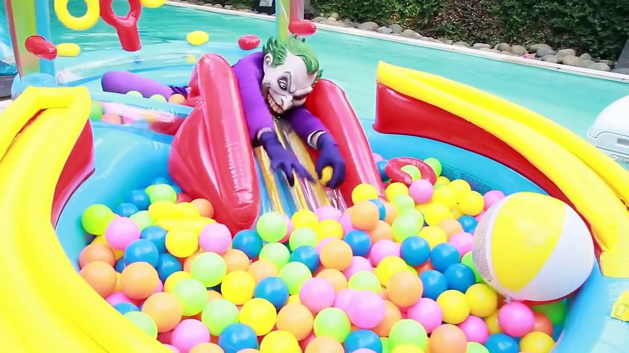 Spiderman and Elsa & Spidergirl vs Joker & Venom! Spider man Fun Superhero In Real Life