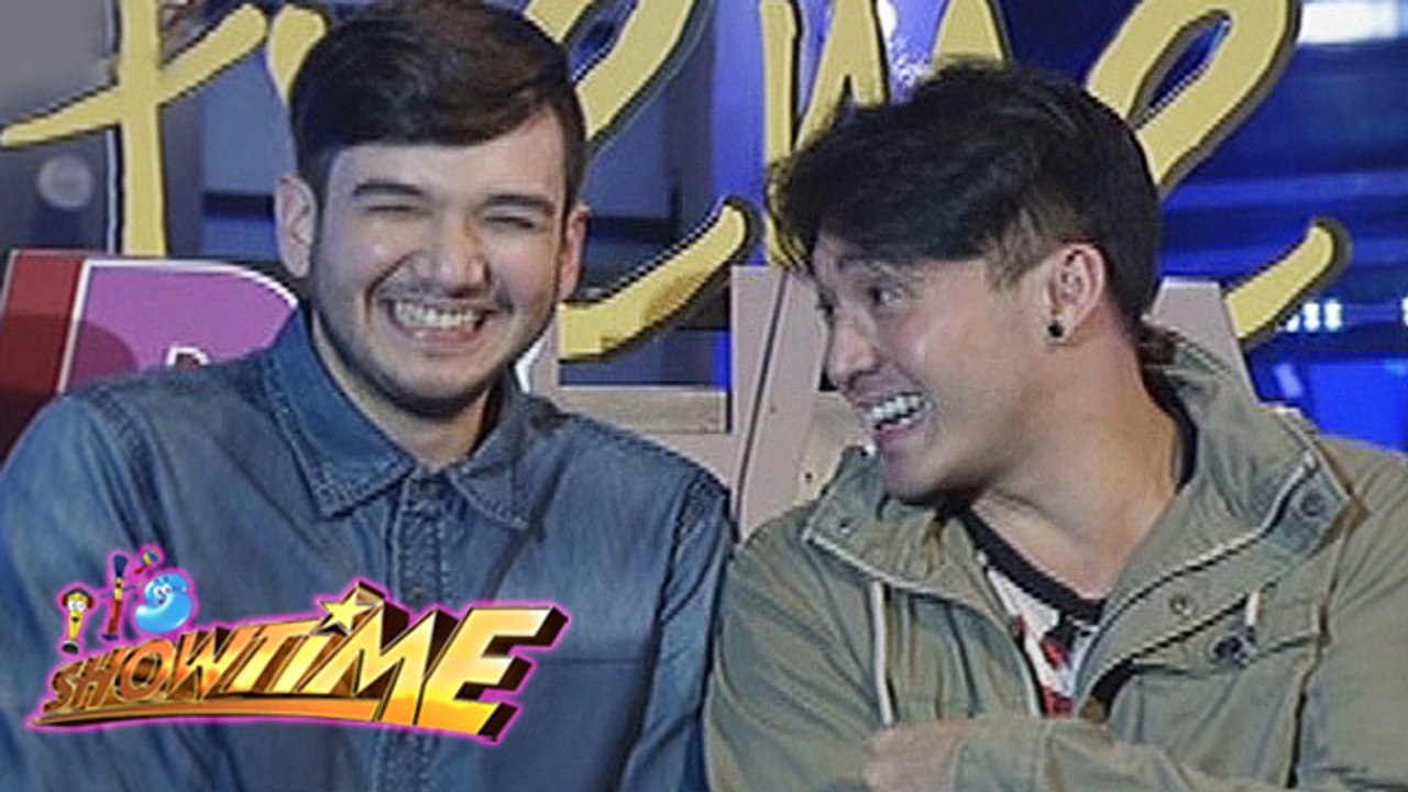 It's Showtime: Arron Villaflor and Matt Evans play TrabaHula!