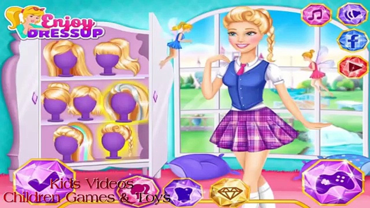 Barbie Games Episodes - Barbie Princess Charm School Challenge - Games For Girls New HD