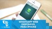 Usuários de iPhone passam a ter acesso ao WhatsApp Web