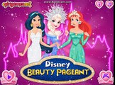 Disney Princess Frozen Elsa and Jasmine Ariel beauty pageant - Dress up games