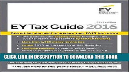 [PDF] FREE EY Tax Guide 2016 (Ernst   Young Tax Guide) [Download] Online